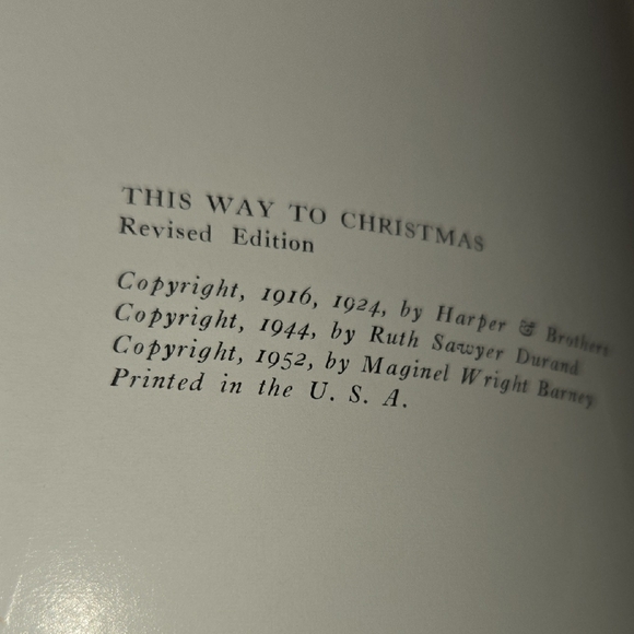 Green and Yellow Festive Book Cover with Evergreen Silhouettes - Picture 2 of 4